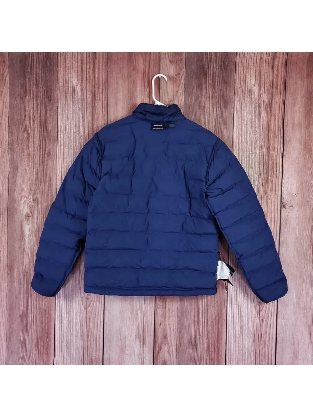 Marmot Mens Small Alassian Featherless Jacket 3M Thinsulate Navy Blue